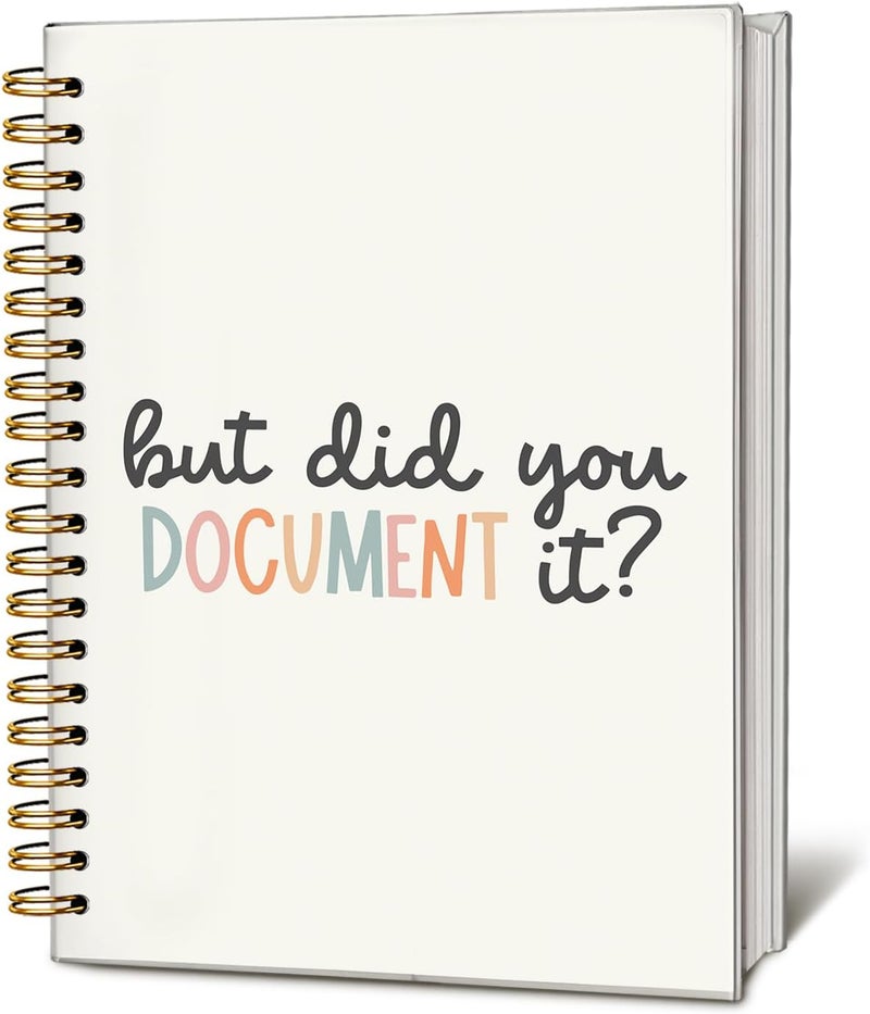 WLIANG But Did You Document It Funny Notebooks for Work, Funny Work Gifts for Coworkers & Boss, Coworker Office Gifts for Men Women, Funny Office Supplies, Fun Spiral Notebooks 5.5x8.3 Inch - Image 1